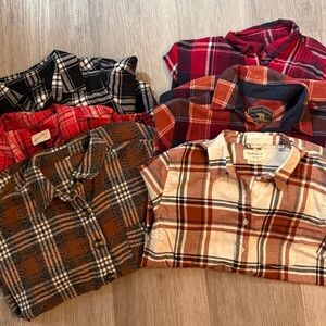 Plaid Button Ups - 6 different styles